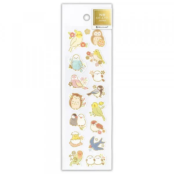 NB adesivi stile giapponese fiori e uccelli 5024122 4909510192525 (10 set)