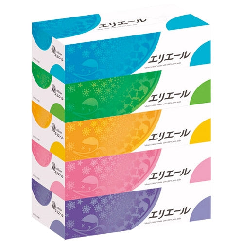 大王製紙 エリエール ティッシュー 5箱 4902011713619