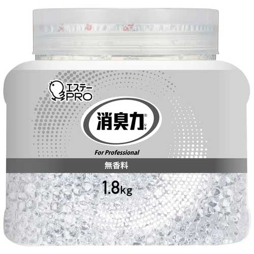 エステー 消臭力業務用ビーズ 無香料 本体 1.8kg 4901070131662