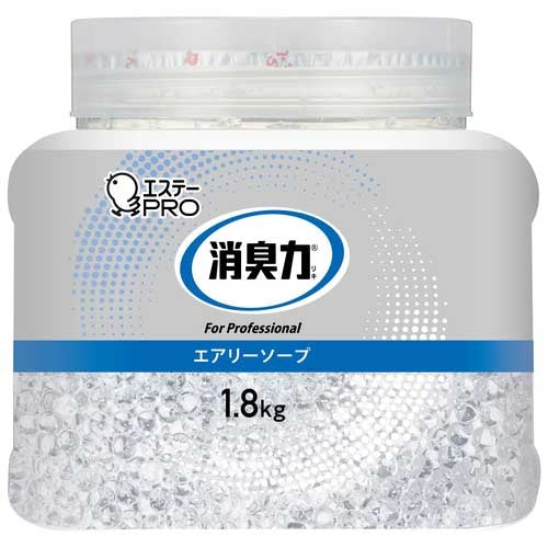 エステー 消臭力業務用ビーズ ソープ 本体 1.8kg 4901070131679