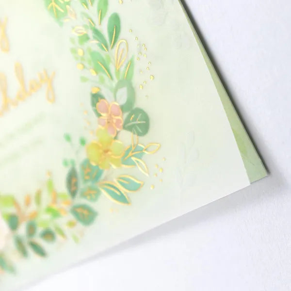 Tarjeta NB Planta de cumpleaños pálida 4046308 4909510558468 (5 juegos)