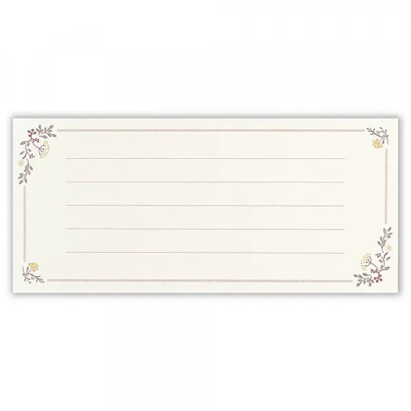 NB One-stroke note, easy to read letter, Fleurette 5197102 4905260794149 (5 sets)