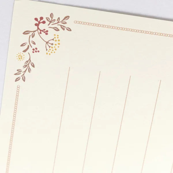 NB Postcard Notes Easy to Read Letter Fleurette 5191702 4905260794163 (5 sets)