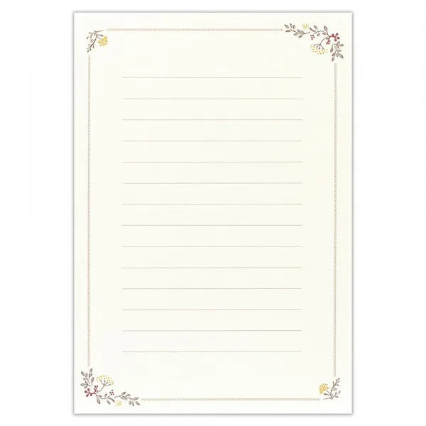 NB Papelería Carta fácil de leer Fleurette 5190402 4905260794101 (5 juegos)