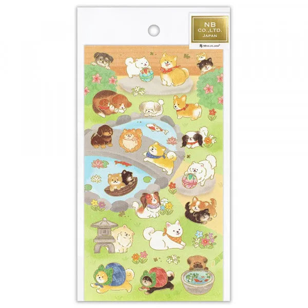 NB adesivo stile giapponese cane grande e giardino giapponese 5074190 4909510561024 (set da 10)