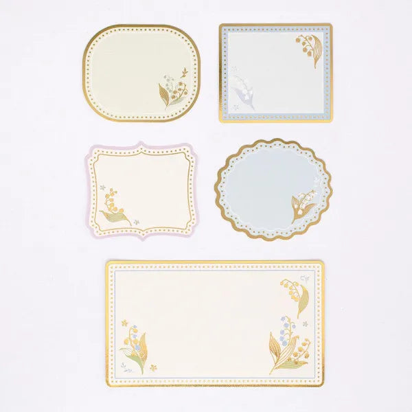 NB Цветная бумажная наклейка-хлопьевидная наклейка Muguet 2564121 4909510560485 (5 комплектов)