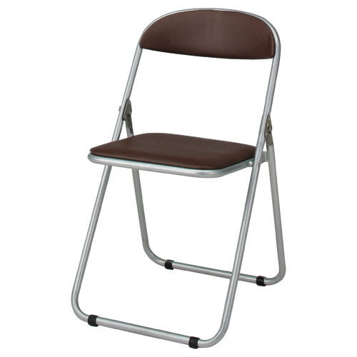 PLUS（プラス）オフィス家具 折畳イス FO-19M ブラウン 粉体塗装　4547345053194