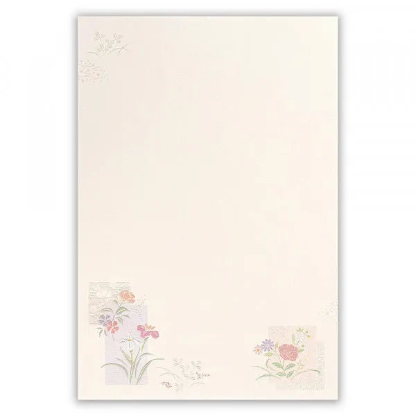 NB papirvarer blomstermønster farvet papir 4460204 4905260795603 (5 sæt)