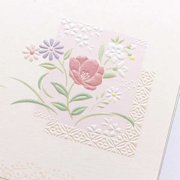 NB papirvarer blomstermønster farvet papir 4460204 4905260795603 (5 sæt)