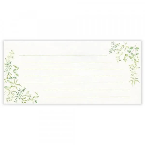 エヌビー 一筆箋　アースリィ　グリーンＡ 3037104 4905260798017（5セット）