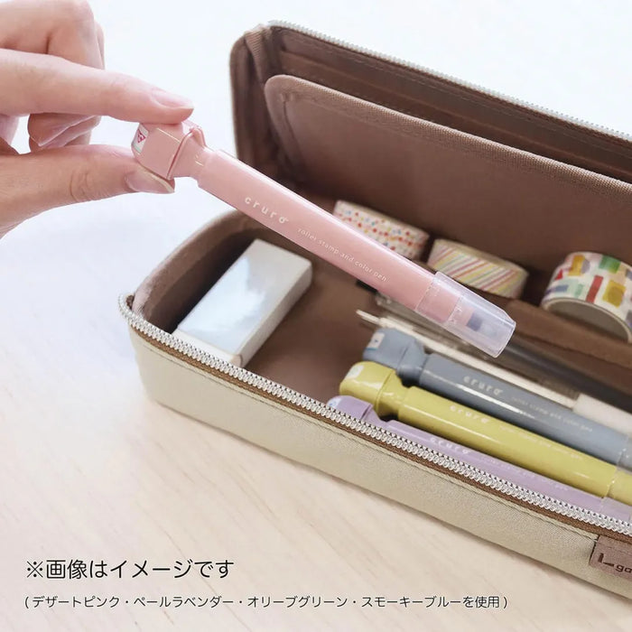 クツワ スタンプペン（ライトグレージュ） DE017GY 4901478201882（5セット）