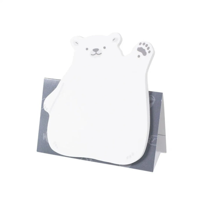 クツワ はーい！付箋（シロクマ） SC242E 4901478200311（5セット）