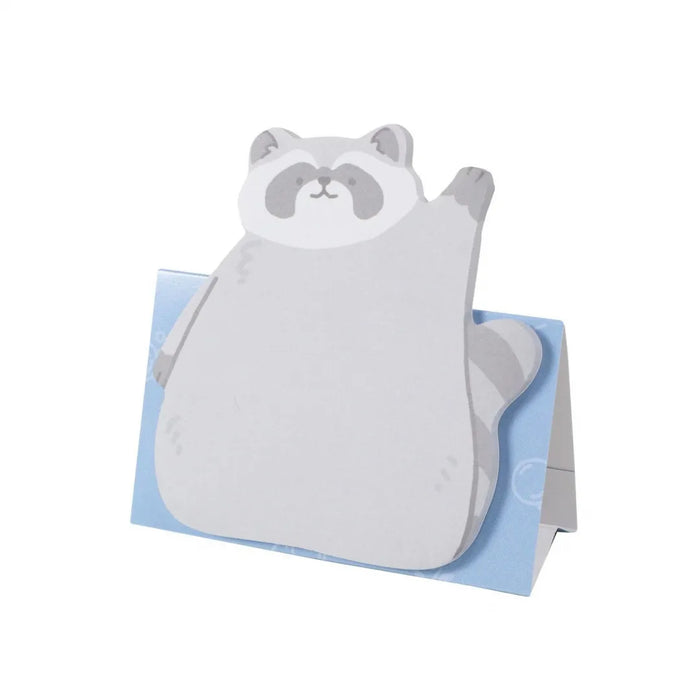 クツワ はーい！付箋（アライグマ） SC242K 4901478200366（5セット）