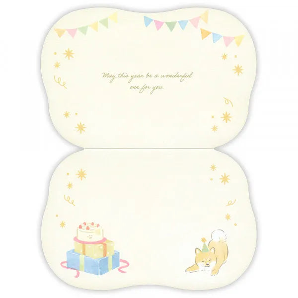 Tarjeta NB Funwaka Cumpleaños Shiba Inu 1206304 4909510562816 (5 juegos)