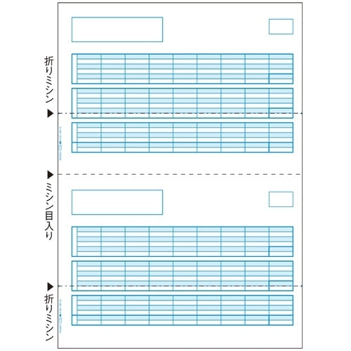 Hisago Pay Slip SB1172 A4 vertikal 2 Seiten 2000 Blatt