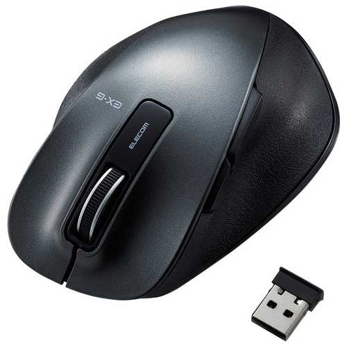 エレコム 握りの極み 無線 2.4GHz M-XGM10DBBK/EC 4549550158664