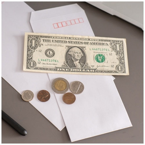 Okina development white one-touch envelope KTWN40 24 pieces