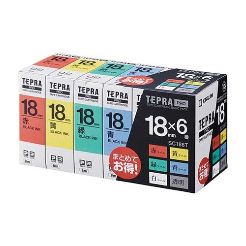 キングジム テプラPROテープ ベーシックパック 18mm 4971660761098