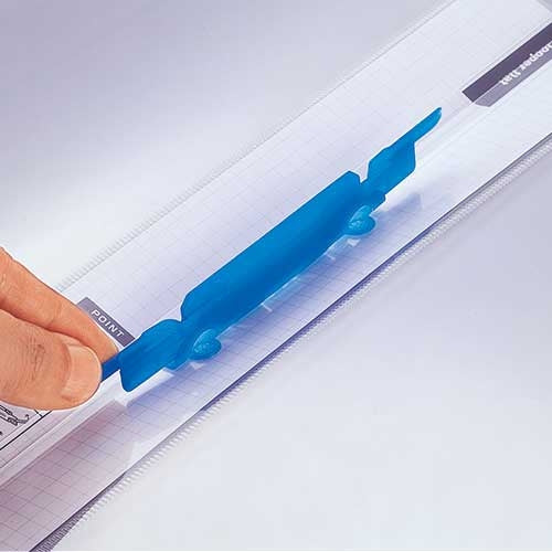 LIHITLAB. ルーパーフラットファイル F-52-8 A4S 青 4903419172671