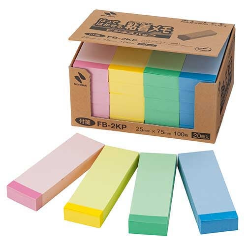 Nichiban point memo regenerated paper FB-2KP pastel