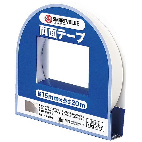 Fita Dupla Face Smart Value 15mm x 20m B049J