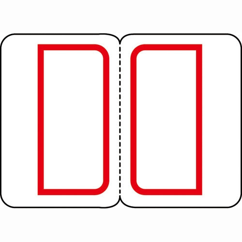 Join tex index label small red B052J-SR