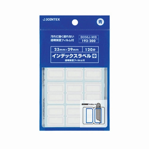 Jointex M azul con etiqueta índice F B056J-MB