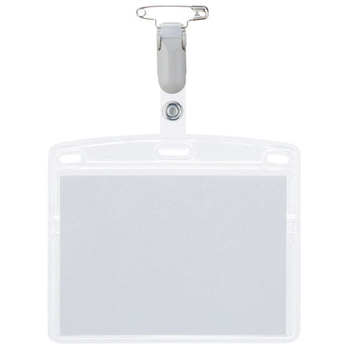 Etiqueta de nome de etiqueta de valor inteligente plástico C extra grande horizontal C10 peças B066J