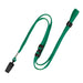 Ten open industrial loop clip NB-29-GN green
