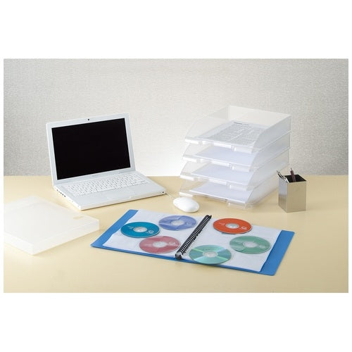 【セキセイ】ＣＤ/ＤＶＤファイル DVD-1130 青