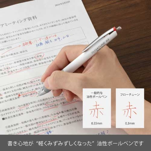 ぺんてる FLOATUNEフローチューン0.3赤BZN203-B 4902506421838