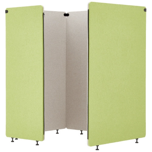 PLUS（プラス）オフィス家具 集中ブース FP-1210-M YG/WG　