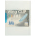 Beauton Wing Clip File WCF-A4S-CB Azul 1 libro 4996297354925