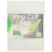 Beauton Cartella con clip ad ala WCF-A4S-CLG LGR 1 libro 4996297354932