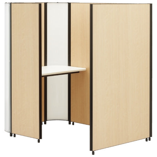 PLUS（プラス）オフィス家具 BJパネル 集中ブース BJ-KB15 ナチュラル　4968644266489