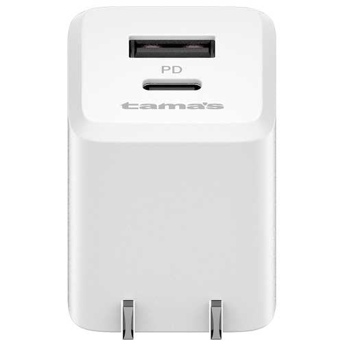 多摩電子工業 PD20W AC充電器 C+A TAP156UCW 4518707311955