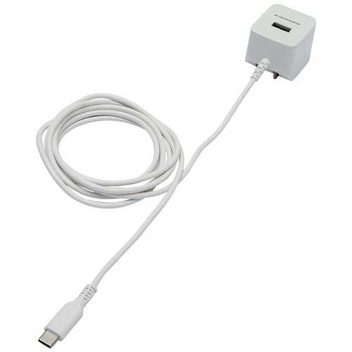 多摩電子工業 Type-C AC充電器 2.4A 1.5m TA77CUW 4518707296153