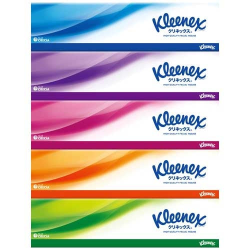 日本製紙クレシア クリネックスティシュー 5箱 4901750404659