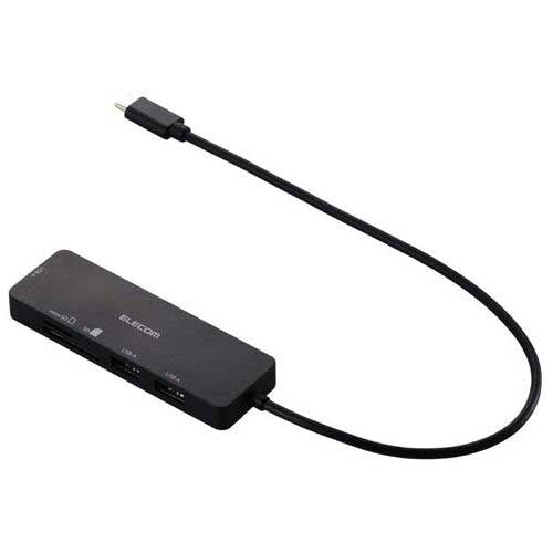 ELECOM Multi Hub U3H-MSD3007BBK 4549550318402