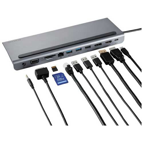 エレコム Type-Cドッキングステーション DST-W05 4549550301947