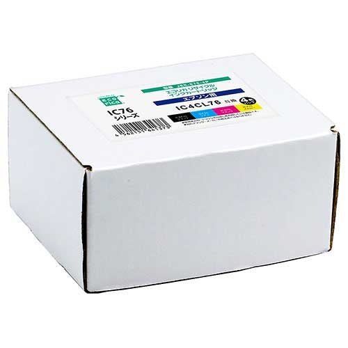 エコリカ リサイクルインク JEE-E76-4P 4562151641373