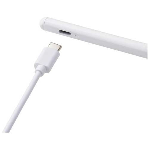 エレコム 充電式汎用タッチペン P-TPACST05WWH 4549550340045