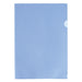 LIHITLAB Soporte transparente G6100-20 A4 Azul 100 piezas