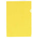 LIHITLAB. クリヤーホルダー G6100-17 A4 黄 100枚 4903419172985