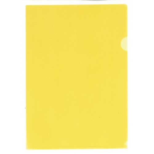 100 pieces of LIHITLAB chestnut yeah holder G6100-17 A4 yellow