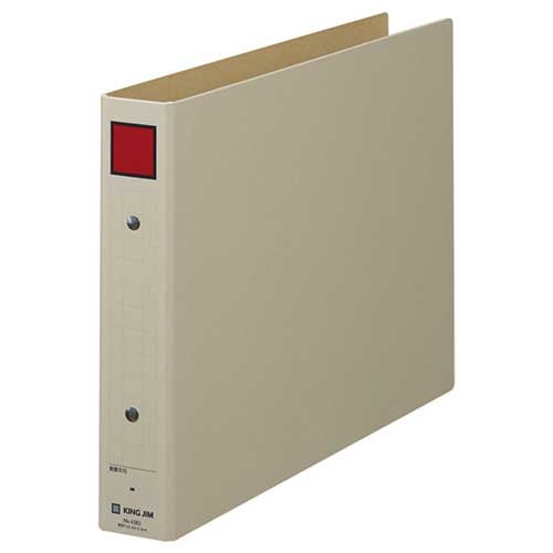 King Jim bewaarmap 4383 A4E 30 mm grijs/rood