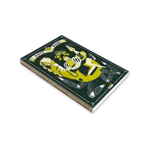 EGGNWORKS エッグンワークス ドイツ装 ARTNOTEBOOK アートノートブック 活版印刷 [インク王子とガラスの姫]きのこまつむり EW0205 4580712071148