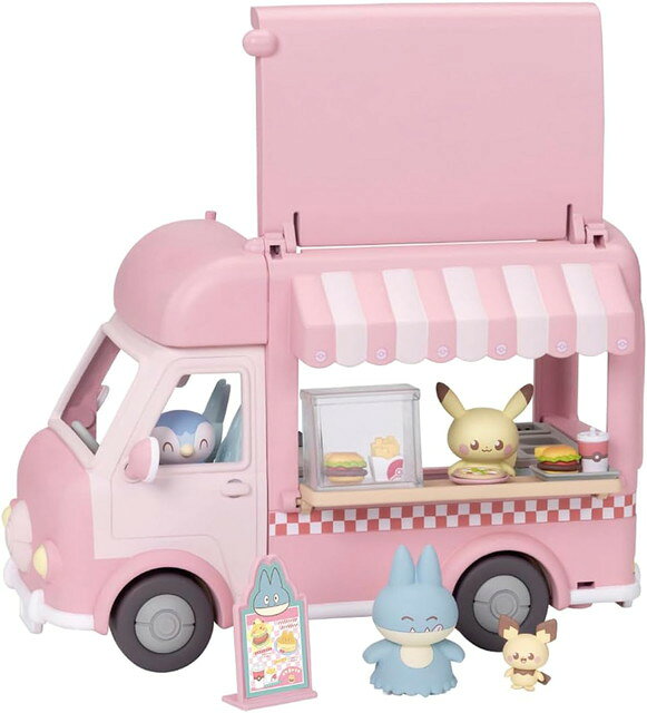 Takara Tomy Pokemon Pokepiece Lasst uns alle helfen! Mogumogu Küchenwagen 4904810996309