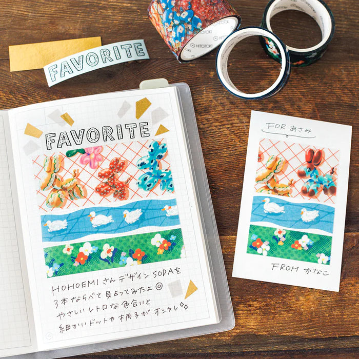 킹짐소다 투명 마스킹 테이프 SODA(몰드컷형) Duck Ike CMTD15-005 4971660060221