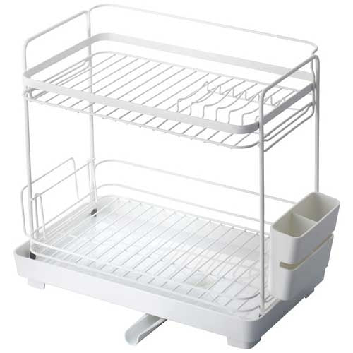 アスベル Wコート2段水切り スリム ホワイト 4974908553790